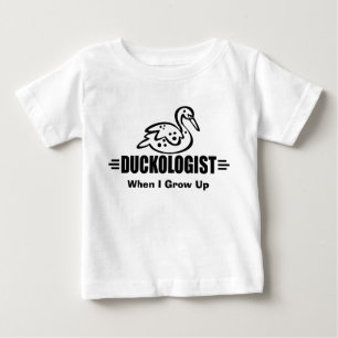 Camiseta De Bebé Pato Divertido