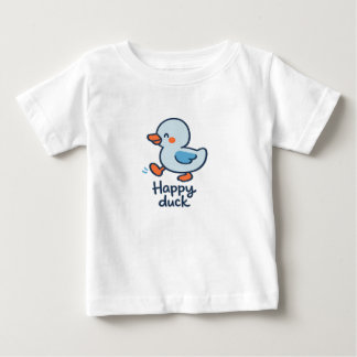 Camiseta De Bebé Pato Feliz Niños Dulce Minimalista Escandinava