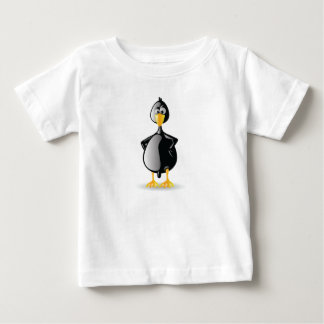 Camiseta De Bebé Pato negro con actitud