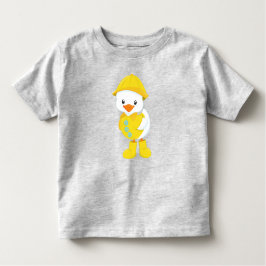 Camiseta De Bebé Pato, Pato Infantil, Pato En El Lavano, Lluvia