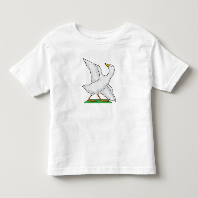 Camiseta De Bebé Pato Yoga Meditación Fitness (Anverso)