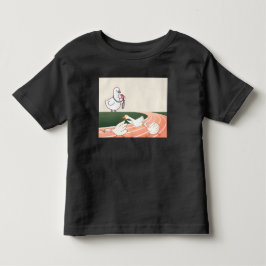 Camiseta De Bebé Patos de Dibujos Animados de Carreras