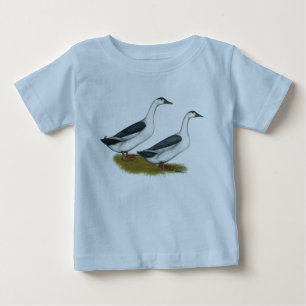 Camiseta De Bebé Patos: Magpies azules