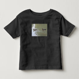 Camiseta De Bebé Patos nadando