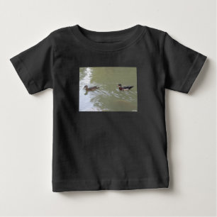Camiseta De Bebé Patos nadando