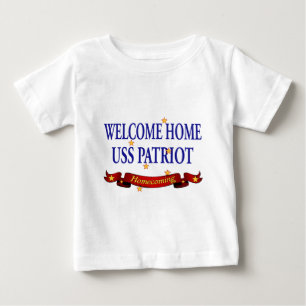 Camiseta De Bebé Patriota casero agradable de USS