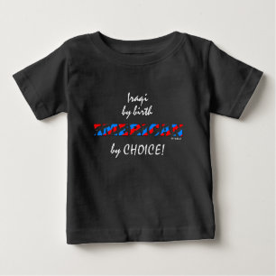 Camiseta De Bebé Patriótico americano de primera generación