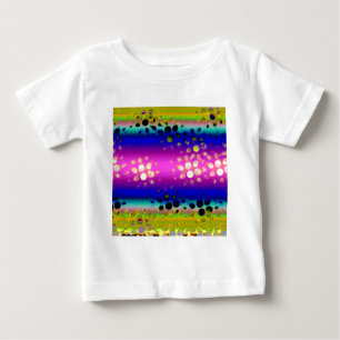 Camiseta De Bebé Patrón abstracto colorido