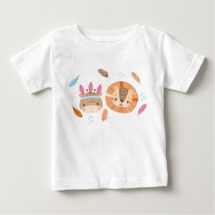 Camiseta De Bebé Patrón continuo de nativos americanos tribales del