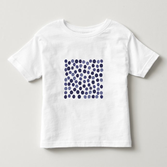 Camiseta De Bebé Patrón de Blueberry (Anverso)