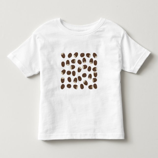 Camiseta De Bebé Patrón de coco (Anverso)