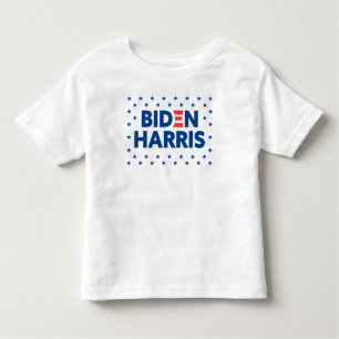 Camiseta De Bebé Patrón de estrellas azules Biden/Harris