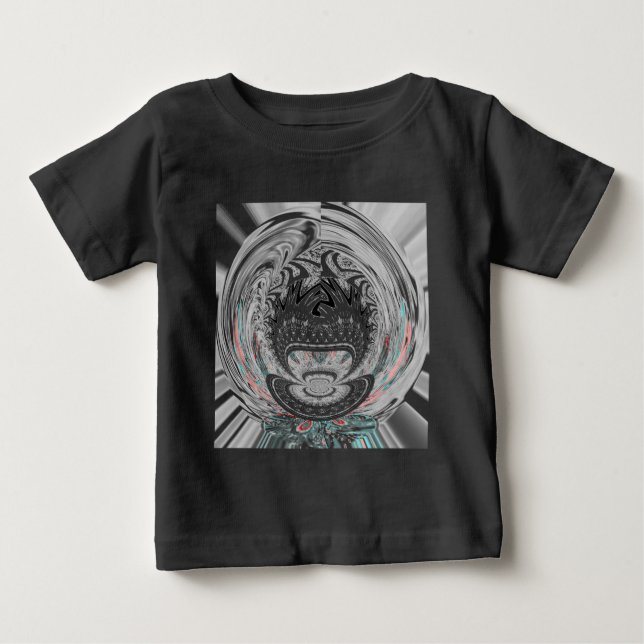 Camiseta De Bebé Patrón de flora urbana moderna (Anverso)