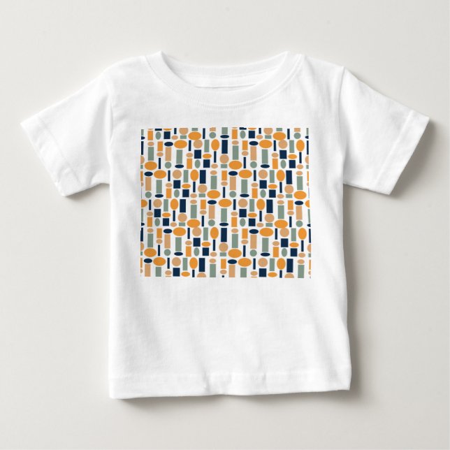 Camiseta De Bebé Patrón de forma (Anverso)