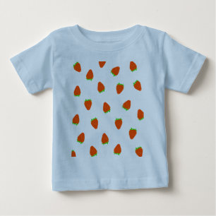Camiseta De Bebé patrón de fresa
