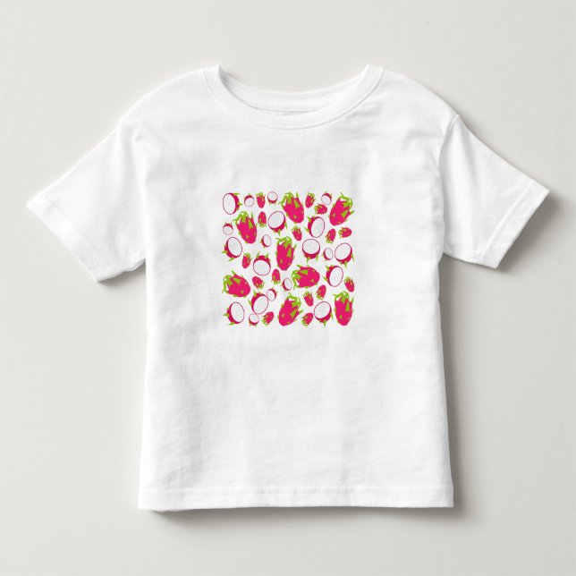Camiseta De Bebé Patrón de fruta dragón (Anverso)