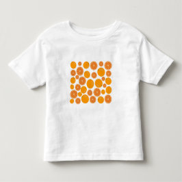 Camiseta De Bebé Patrón de fruta naranja