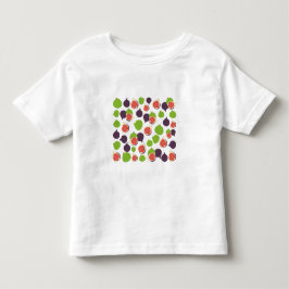 Camiseta De Bebé Patrón de frutas de verano de la pesca mediterráne