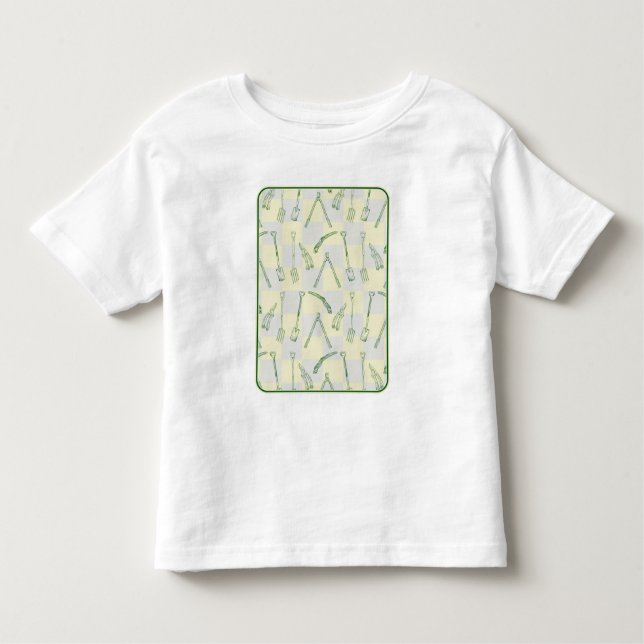 Camiseta De Bebé Patrón de gadrenado paisajístico (Anverso)