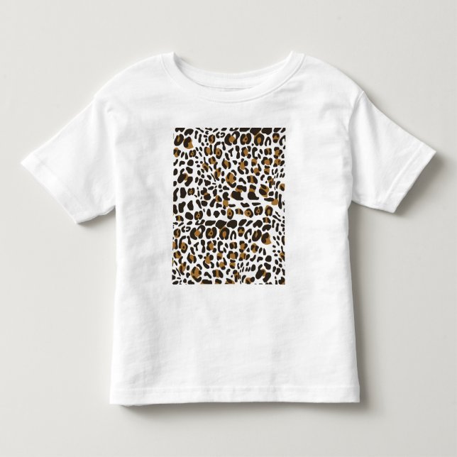 Camiseta De Bebé Patrón de impresión animal de leopardo jaguar (Anverso)