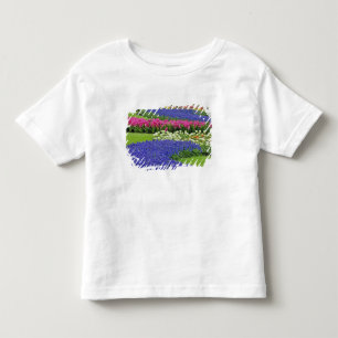 Camiseta De Bebé Patrón de jacinto de uva, tulipanos y 3