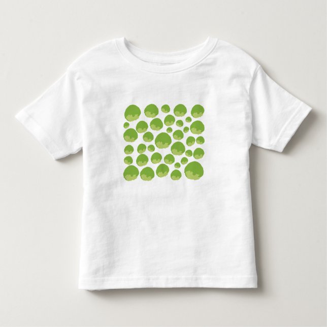 Camiseta De Bebé Patrón de lechuga (Anverso)
