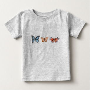 Camiseta De Bebé Patrón de mariposa