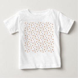 Camiseta De Bebé Patrón de peluche con corazón