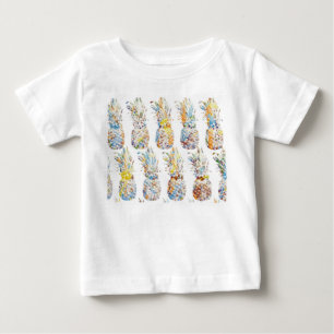 Camiseta De Bebé Patrón de piña