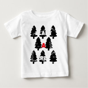 Camiseta De Bebé Patrón de plantar un árbol