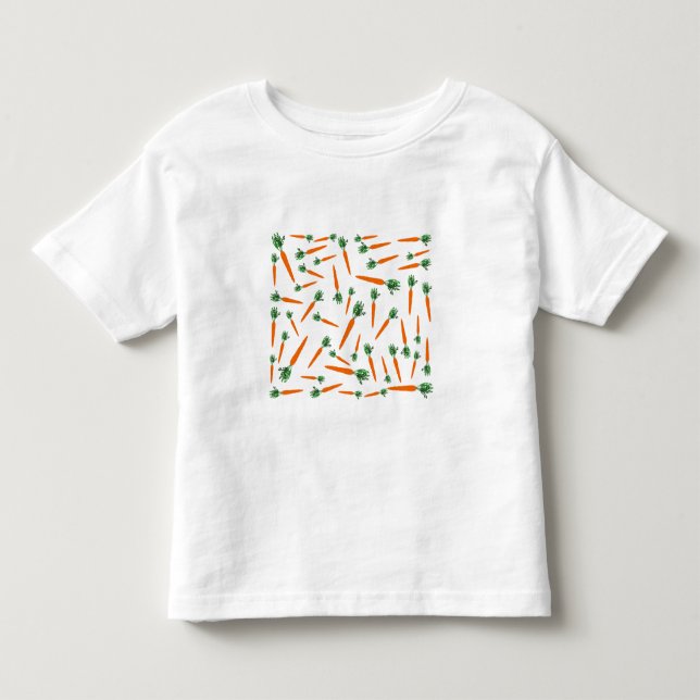 Camiseta De Bebé Patrón de restricción de naranja (Anverso)