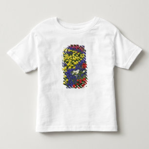 Camiseta De Bebé Patrón de tulipanes y flores de jacinto de uva, 2