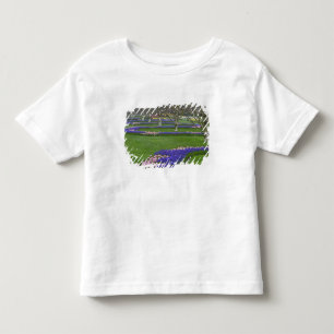 Camiseta De Bebé Patrón de tulipanes y flores de jacinto de uva, 4