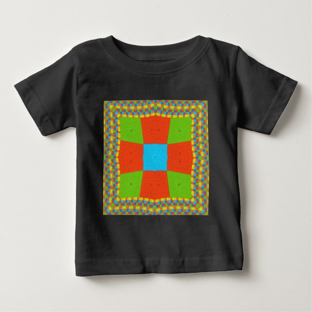 Camiseta De Bebé Patrón étnico tribal europeo (Anverso)
