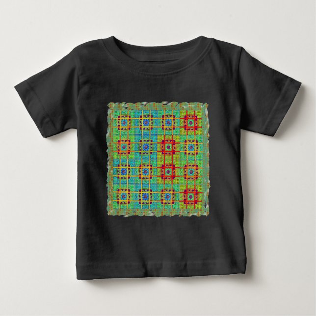 Camiseta De Bebé Patrón étnico tribal.jpg (Anverso)
