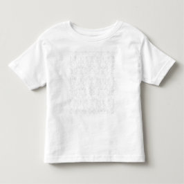 Camiseta De Bebé Patrón floral monocromo – Arte elegante sin costur