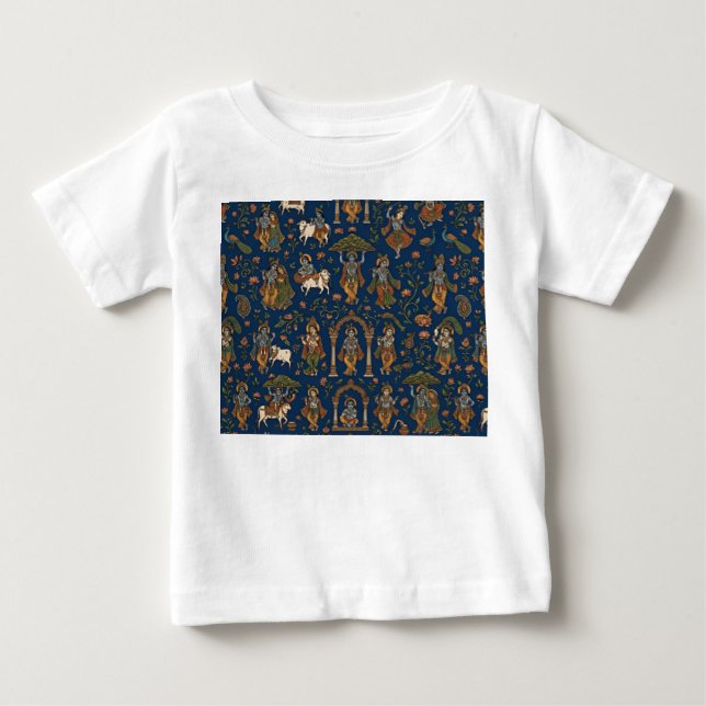 Camiseta De Bebé Patrón Krishna (Anverso)