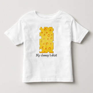 Camiseta De Bebé Patrón suizo de textura con queso Cheezy