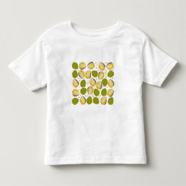 Camiseta De Bebé Patrón Tropical de Jackfruit de verano - Fruta exó
