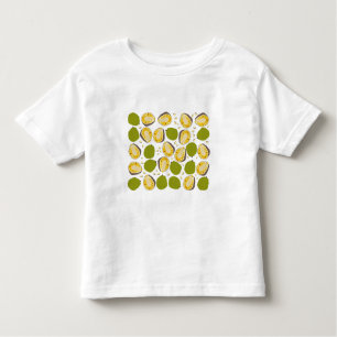 Camiseta De Bebé Patrón Tropical de Jackfruit de verano - Fruta exó