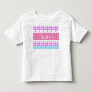 Camiseta De Bebé Patronado con tipografía de nombre