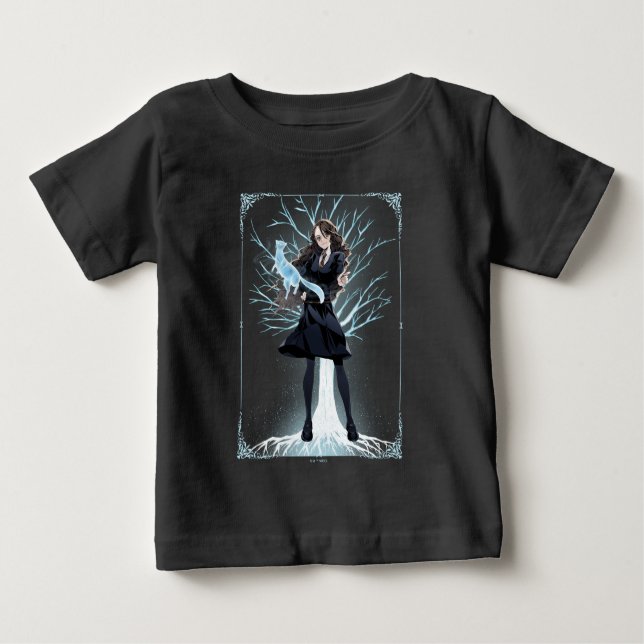 Camiseta De Bebé Patrono Otter de Anime Hermione Granger (Anverso)