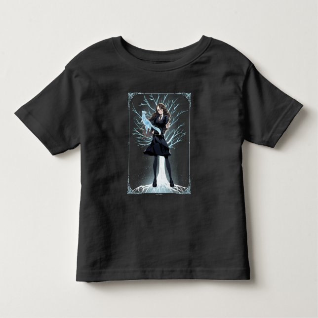 Camiseta De Bebé Patrono Otter de Anime Hermione Granger (Anverso)
