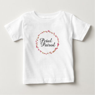 Camiseta De Bebé Patrulla de petanca para Chicas de flores