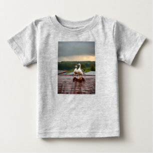 Camiseta De Bebé Patrulla del techo en el día de lluvias