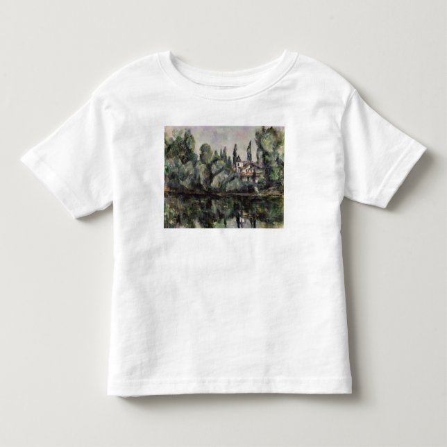 Camiseta De Bebé Paul Cezanne el | los bancos del Marne, 1888 (Anverso)