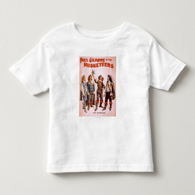Camiseta De Bebé Paul Gilmore en los mosqueteros de teatro (Anverso)