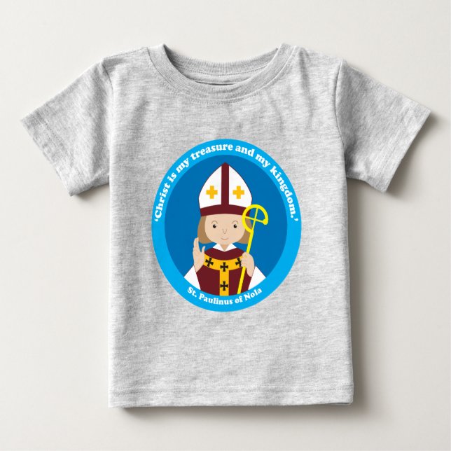 Camiseta De Bebé Paulino de Nola (Anverso)