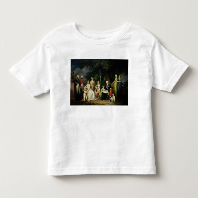 Camiseta De Bebé Paulo I, Maria Feodorovna y sus niños (Anverso)