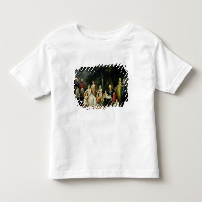 Camiseta De Bebé Paulo I, Maria Feodorovna y sus niños (Anverso)